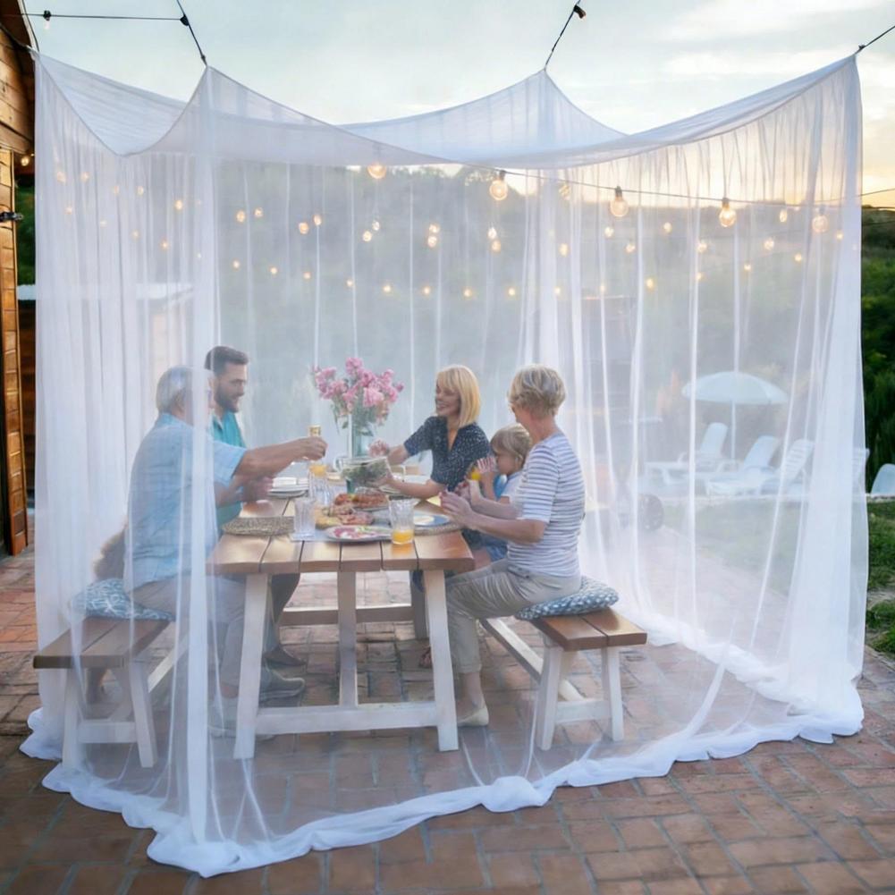 Outdoor Camping Bug Zapper - Großes Outdoor-Moskitonetz, atmungsaktives, feinmaschiges Insektenschutz-Zelt, tragbares