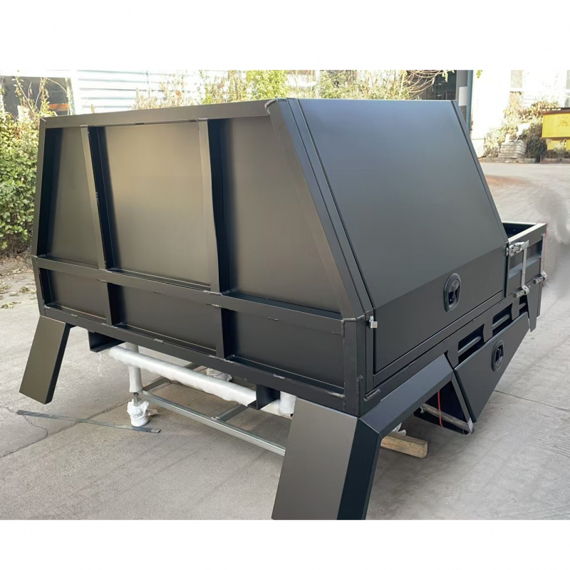 Outdoor Camping Ute - Hochwertiger Wasserdichter Aluminium-Dachgepäckträger Ute-Tray-Überdachung für Outdoor-Camping