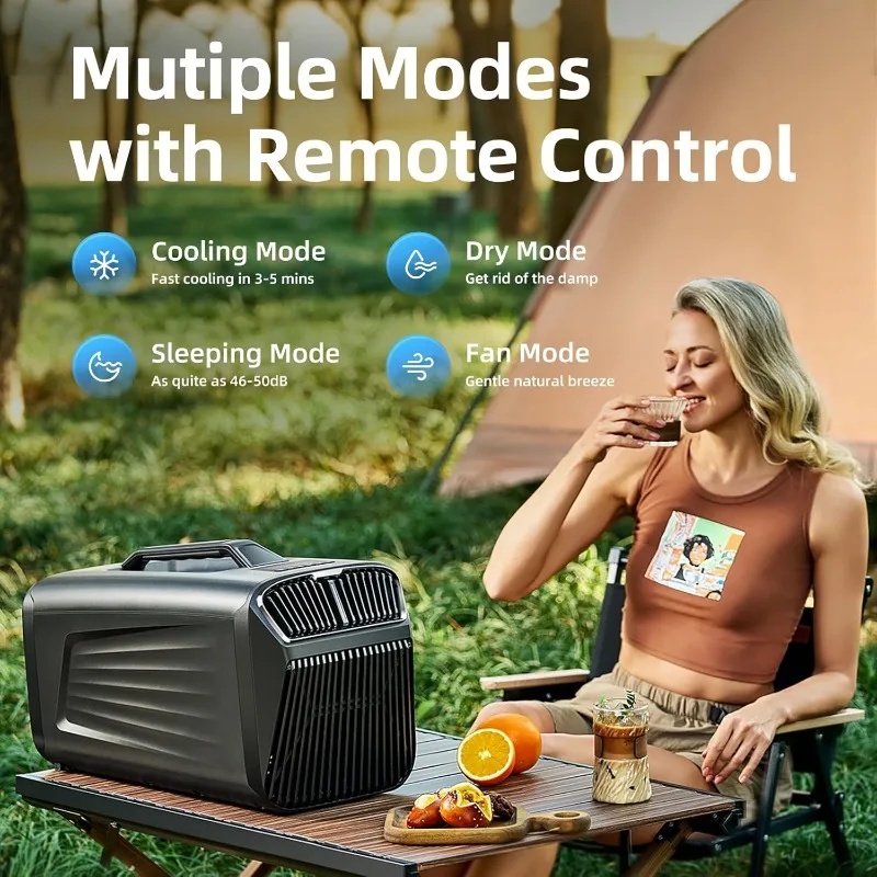 Outdoor Camping Air Conditioner - 5200BTU Tragbare Klimaanlage für Zelte, energiesparend