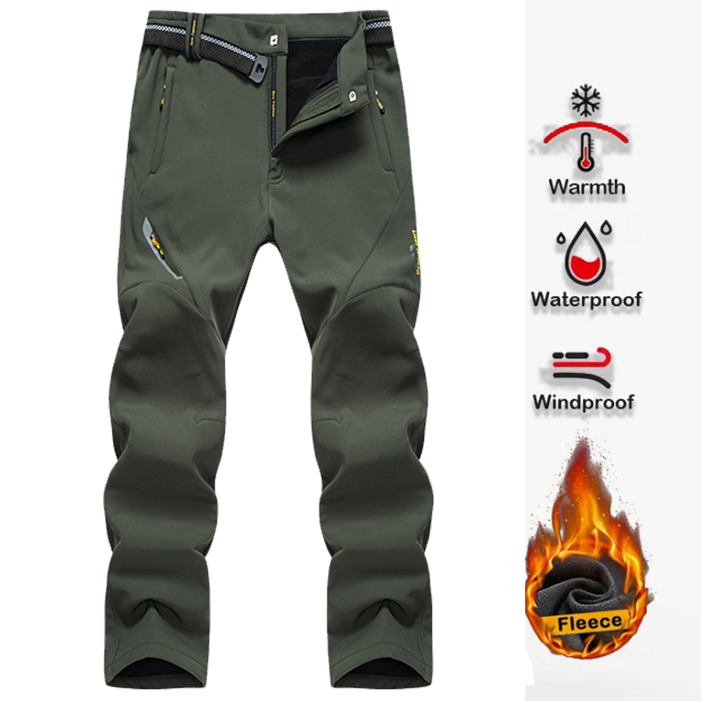 Outdoor Camping In Winter - Herren Wanderhose Softshell Outdoor-Hose Sport Camping