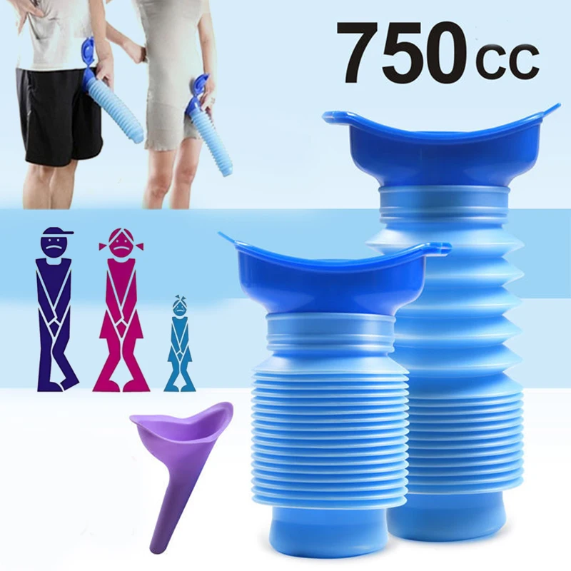 Outdoor Camping Urinal - 750ML Tragbare Stehende Pisse Toilette Urinal
