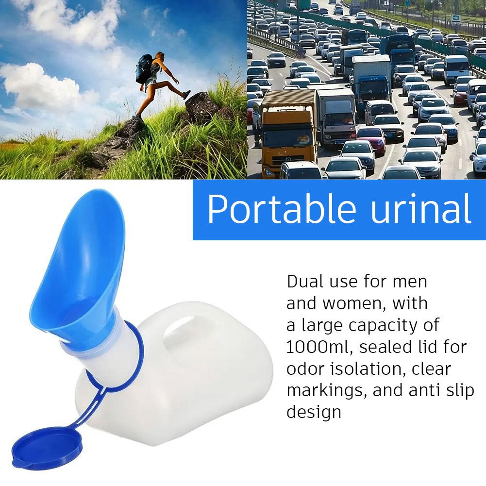 Outdoor Camping Urinal - 1000ML Tragbare Urinflasche Unisex Reise Camping