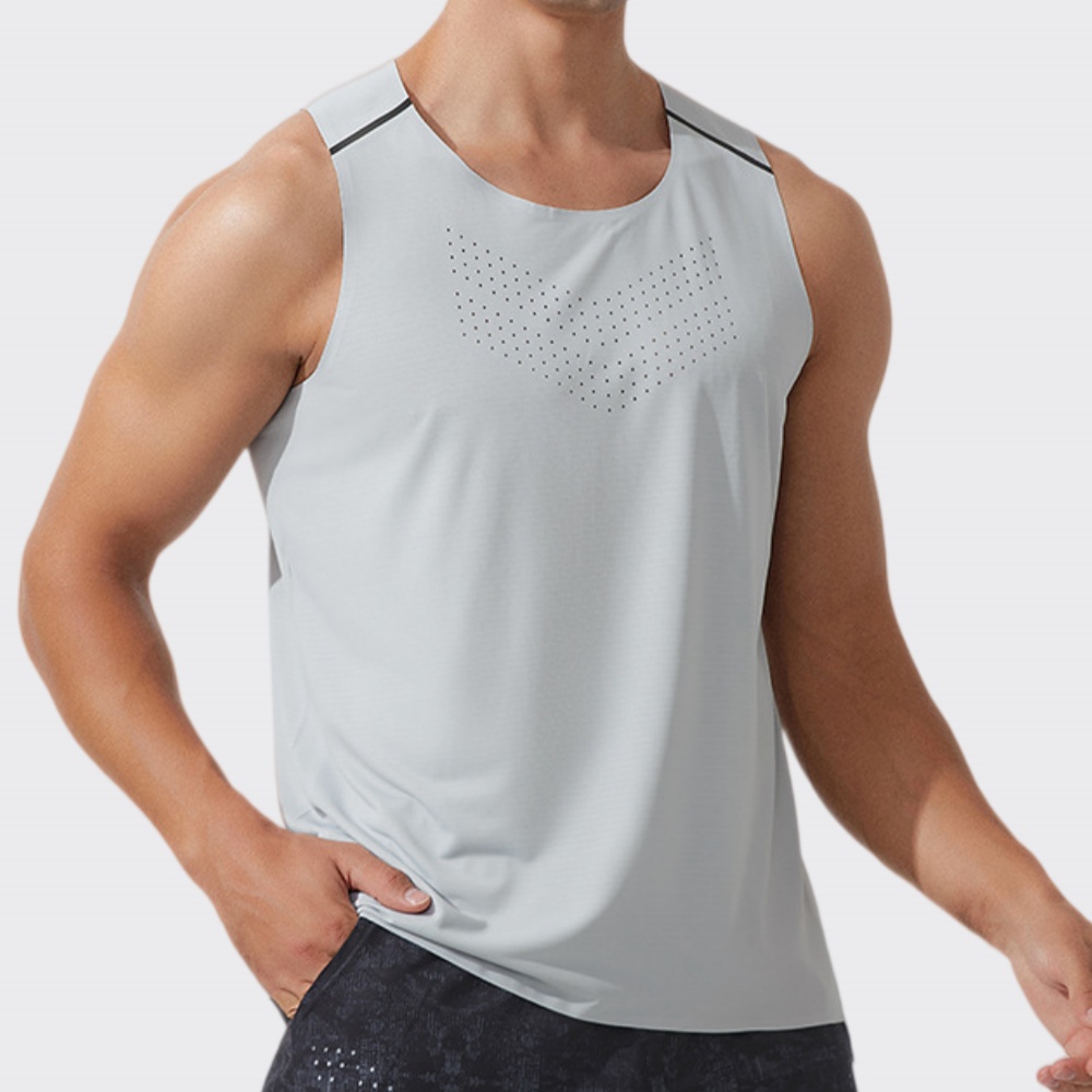 Outdoor Camping In Winter - Herren Gym-Weste Schnelltrocknend Lauf-Workout Ärmelloses Shirt