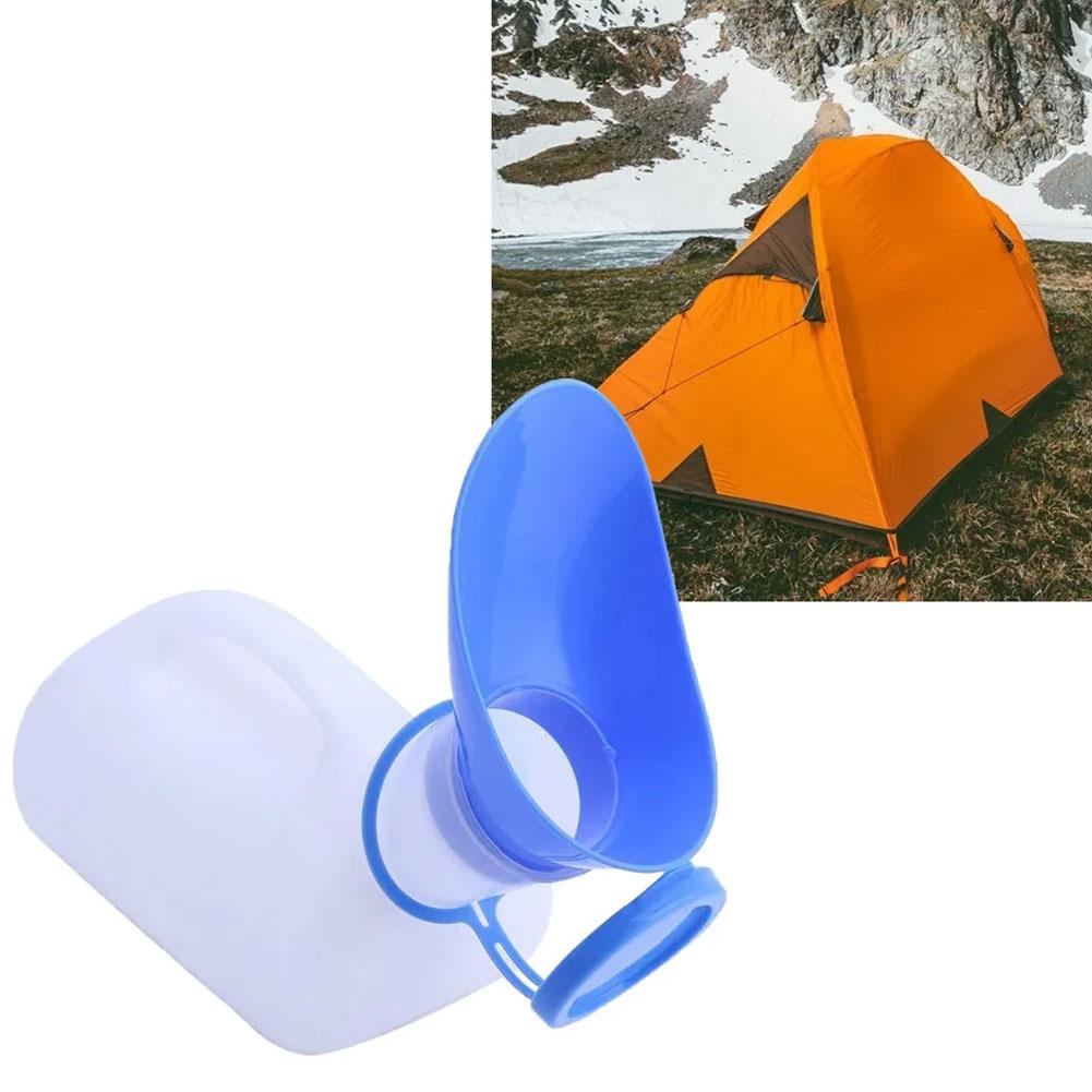 Outdoor Camping Urinal - 1000ml Tragbares Plastik-Urinal - Toilettenhilfe-Flasche für