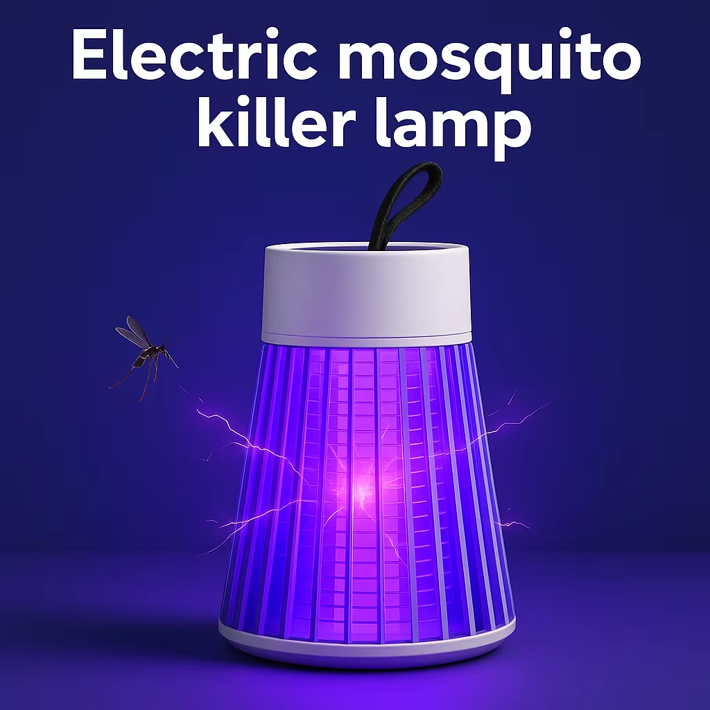 Outdoor Camping Bug Zapper - Elektrische Mückenkiller-Lampe 2-in-1 USB-Insektenvernichter mit LED-Licht