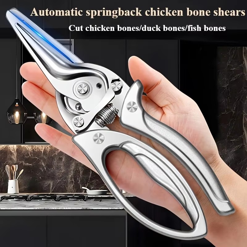 Outdoor Camping Kitchen - 1/2 Stück robuster automatischer Hühnerknochen-Haarschneider –