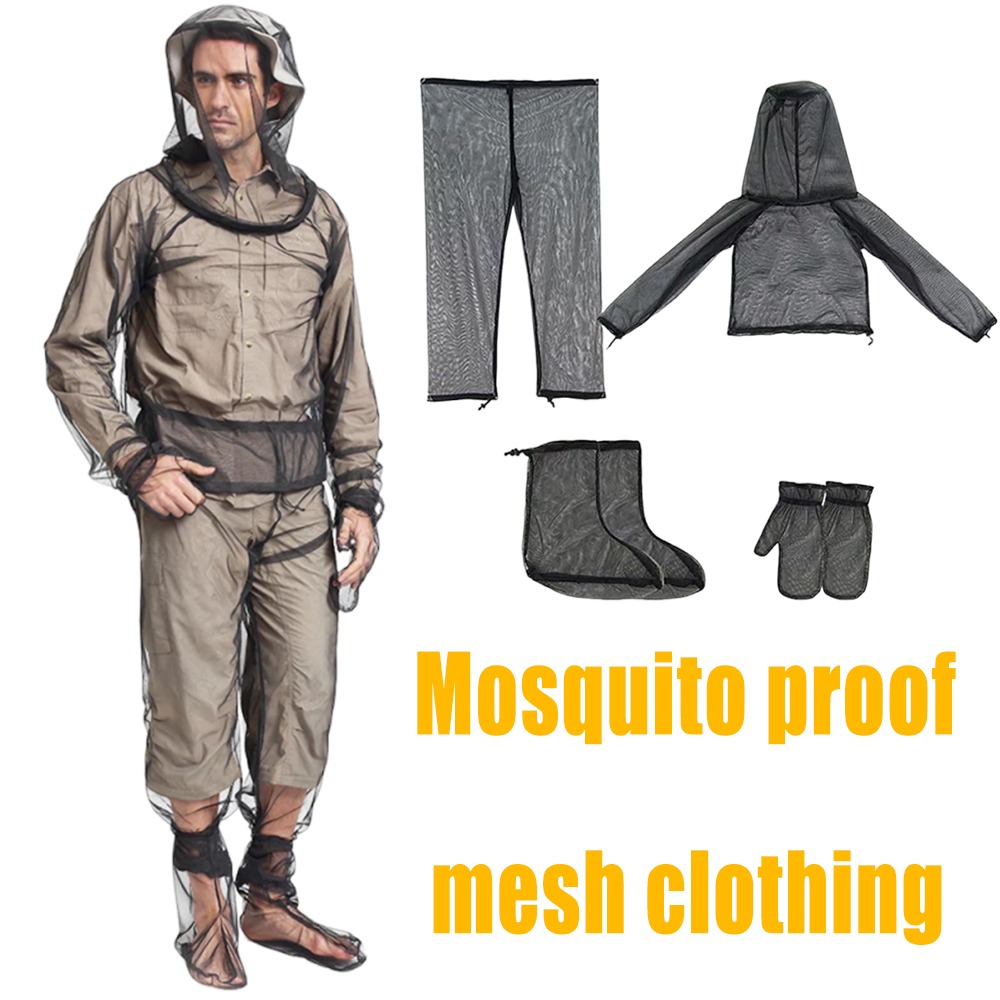 Outdoor Camping Bug Zapper - Mückenschutzanzug für den Außenbereich, insektensichere Netzjacke
