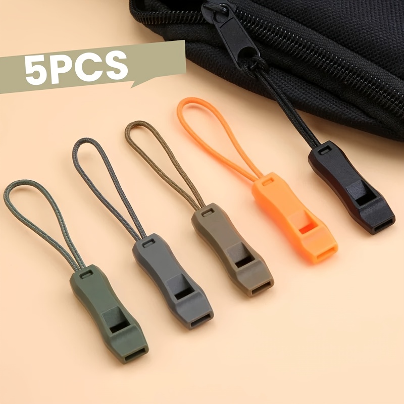 Camp Utensil Set - 5er-Pack tragbares Mini-Pfeifen-Set mit Tragegurt und