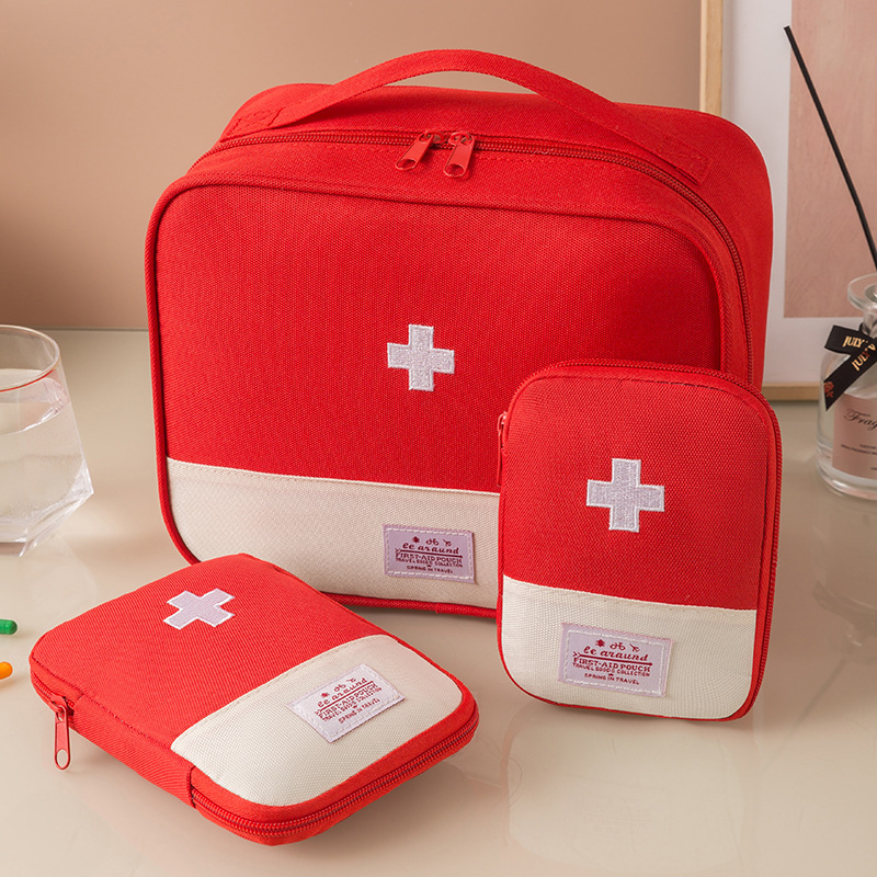 First Aid Kit Camping - 3-teiliges Set Tragbare Medizinische Aufbewahrungstasche Camping