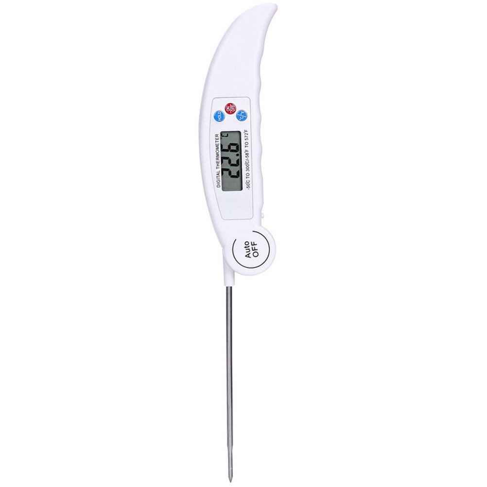 Outdoor Camping Kitchen - Faltbares Digitales Küchenthermometer BBQ-Fleischthermometer Lebensmitteltemperaturmesser für