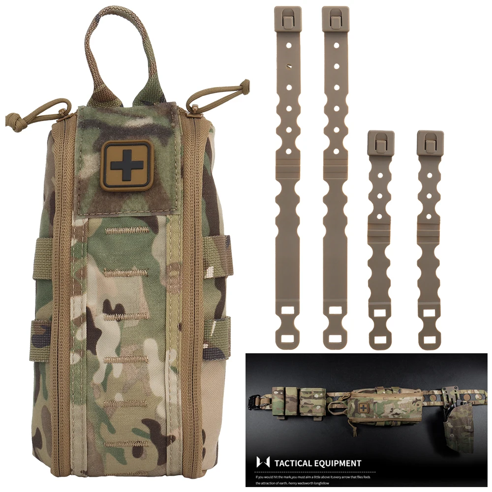 First Aid Kit Camping - Camping Erste-Hilfe-Set MOLLE Taille Gürtel Tasche