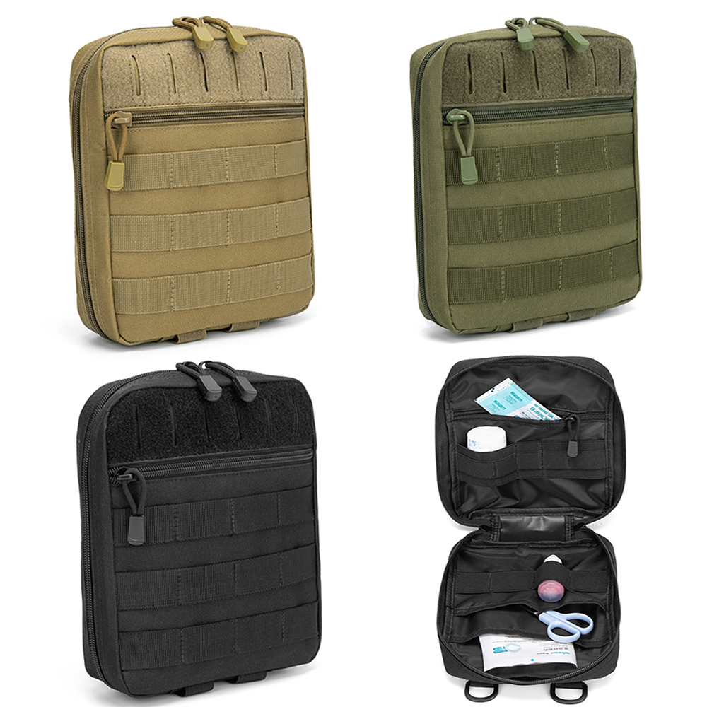 First Aid Kit Camping - Taktische Molle EDC-Tasche, Outdoor-Erste-Hilfe-Tasche, Hüfttasche, Notfall-Werkzeugtasche,