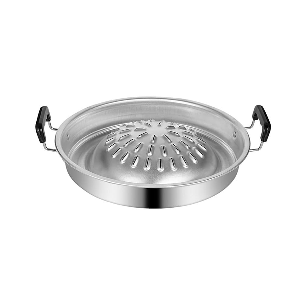 Outdoor Camping Kitchen - 2-in-1 Hot Pot Grillpfanne Antihaft-Aluminium BBQ-Grill