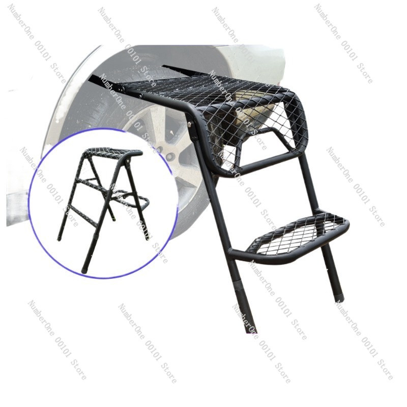 Outdoor Camping Folding Table - Outdoor-Klappleiter und Tischkombination mit langlebiger, leichter