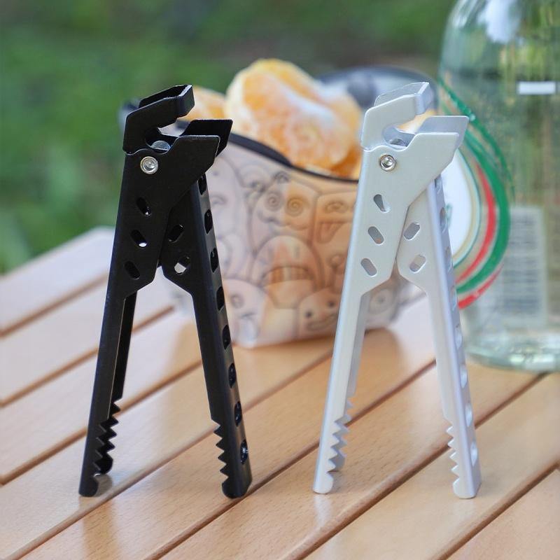 Outdoor Camping Kitchen - Langlebiger, hitzebeständiger Topfclip, rostfreier Schüsselgreifer aus