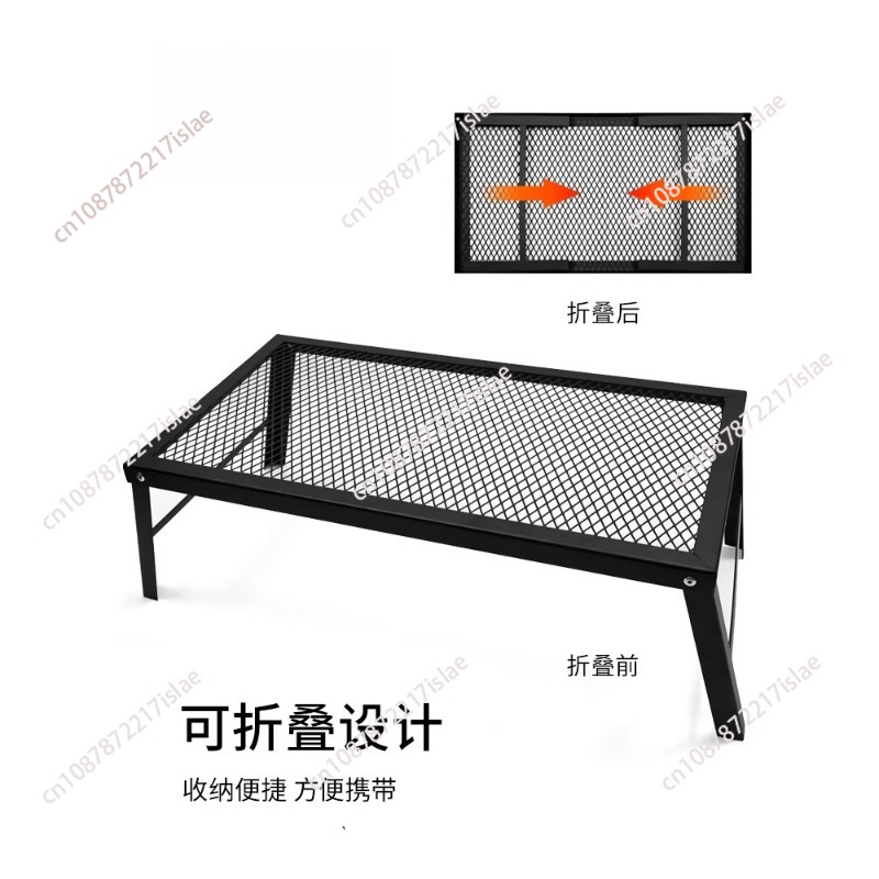 Outdoor Camping Folding Table - Tragbarer Ultraleichter Metall-Klapptisch für Outdoor-Aktivitäten auf