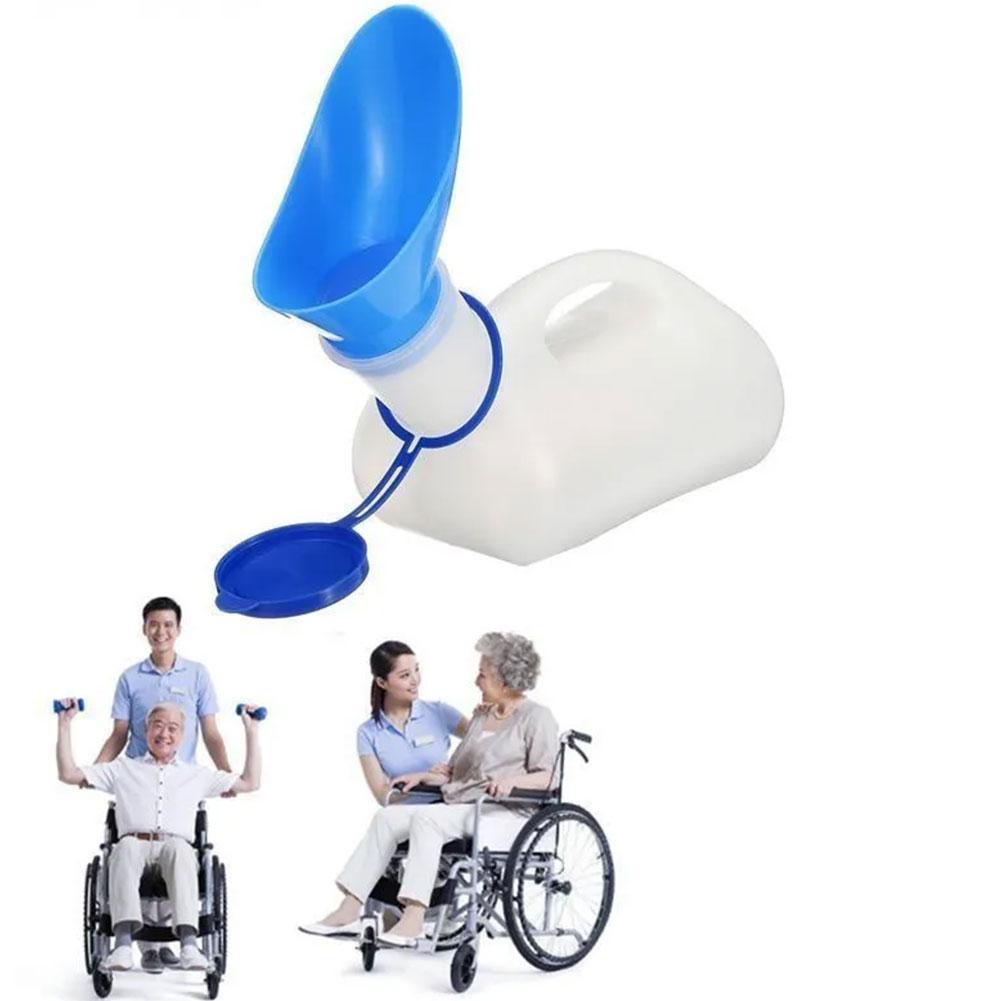 Outdoor Camping Urinal - Unisex Auslaufsichere Tragbare Plastik-Urinflasche Mobiler Urinbehälter