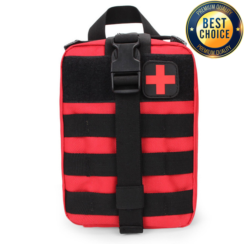 First Aid Kit Camping - Molle Taktische Erste-Hilfe-Sets Medizinische Tasche Notfall