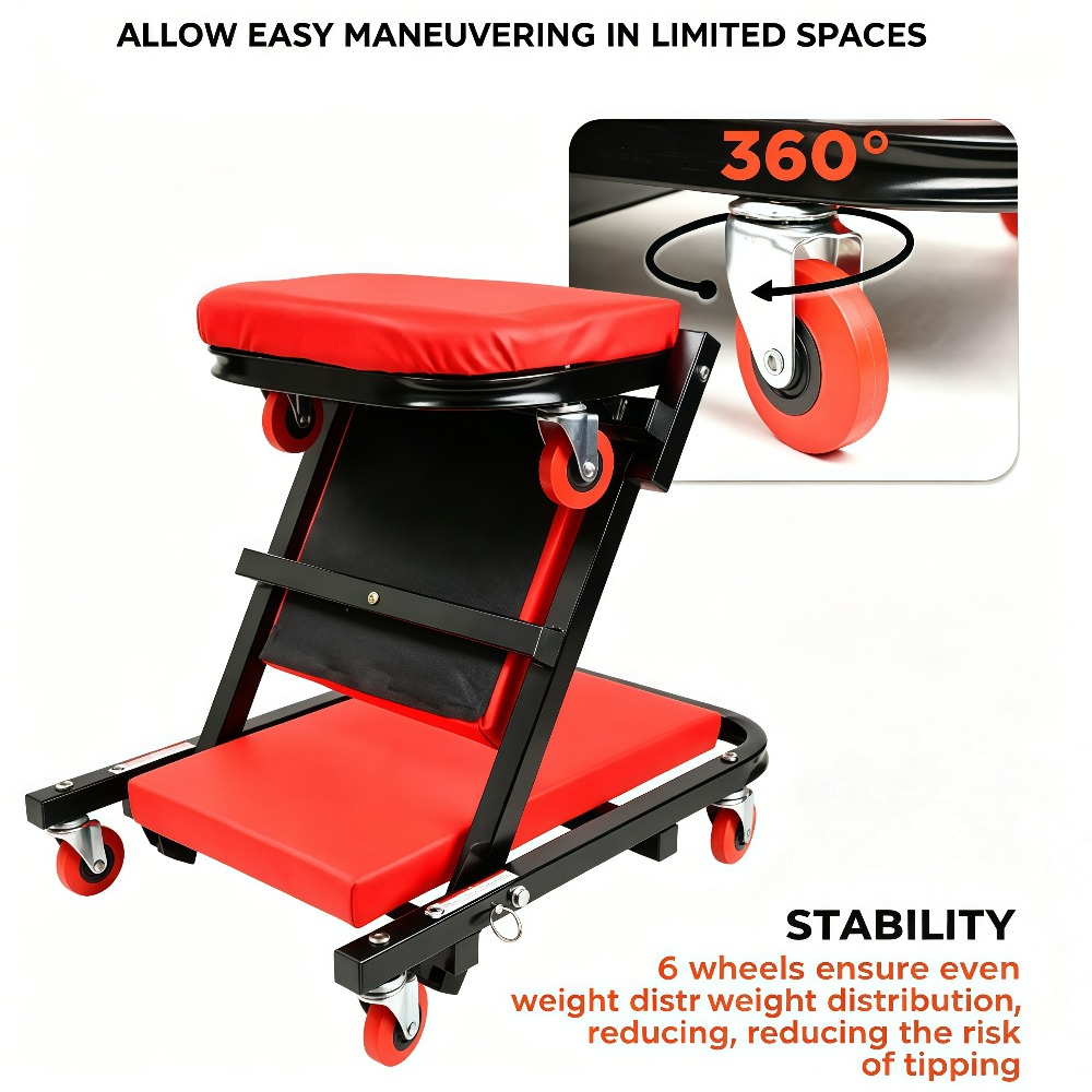 1 Stück Mechaniker-Rollhocker, – Folding Chair Bewertung und Preis