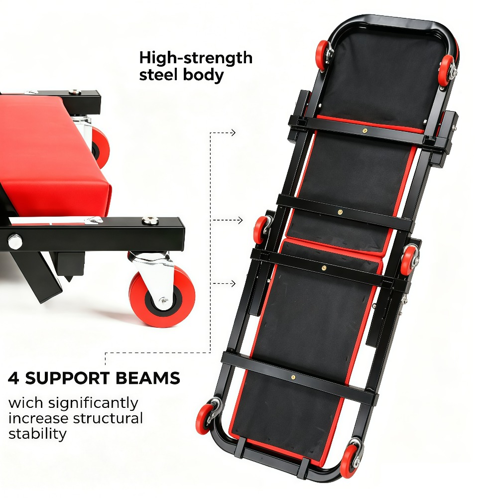 1 Stück Mechaniker-Rollhocker, – Folding Chair Bewertung und Preis