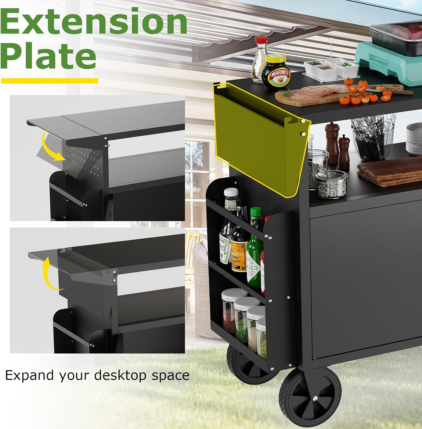 Outdoor-Grillwagen mit Staurau – Outdoor Camping Kitchen Bewertung und Preis