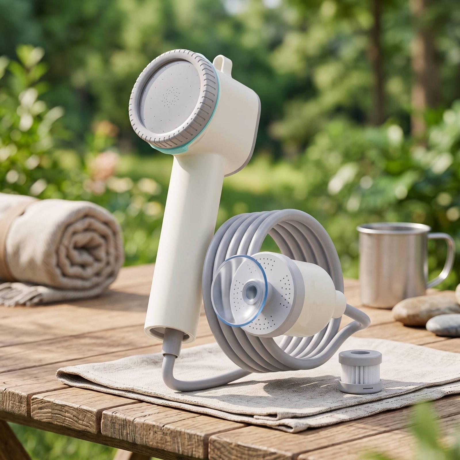 Tragbares elektrisches Duschse – Portable Camping Shower Bewertung und Preis