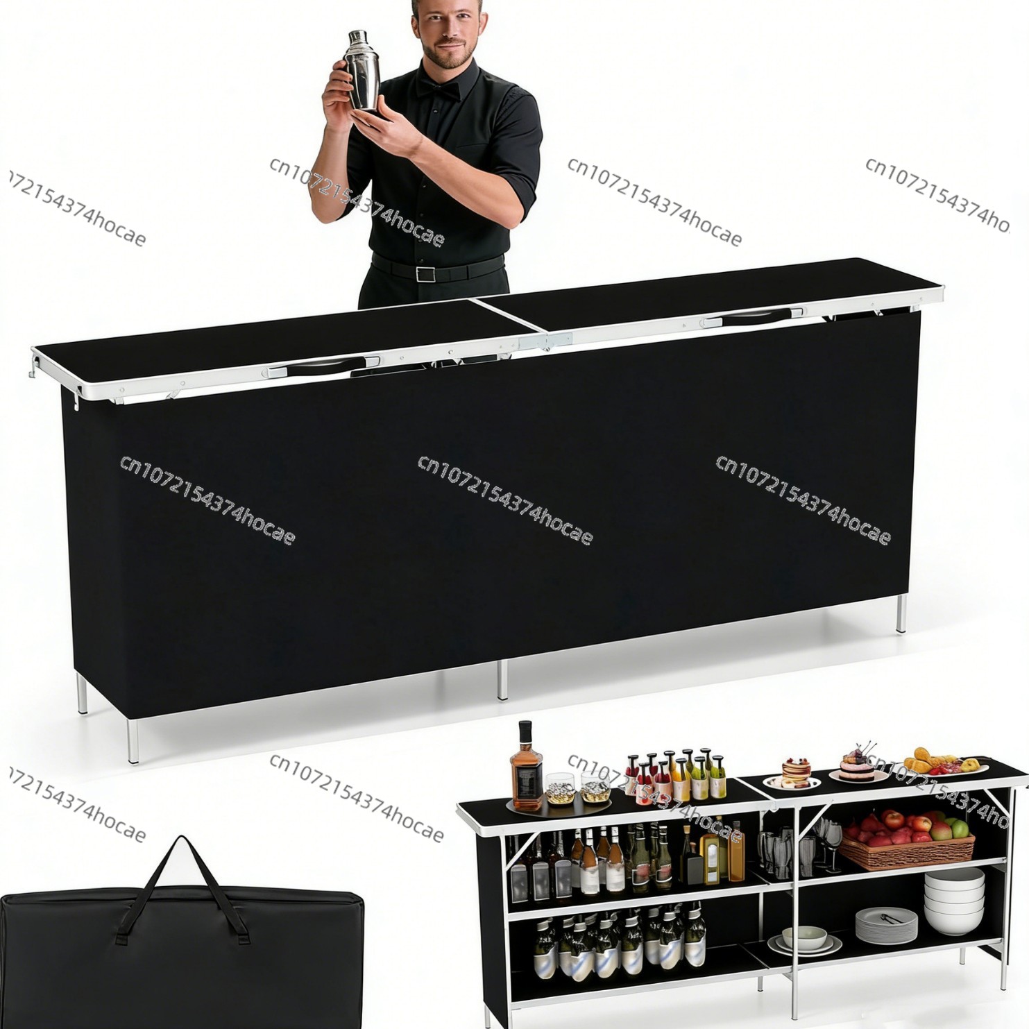 Klappbarer Aluminiumtisch für  – Outdoor Camping Folding Table Bewertung und Preis
