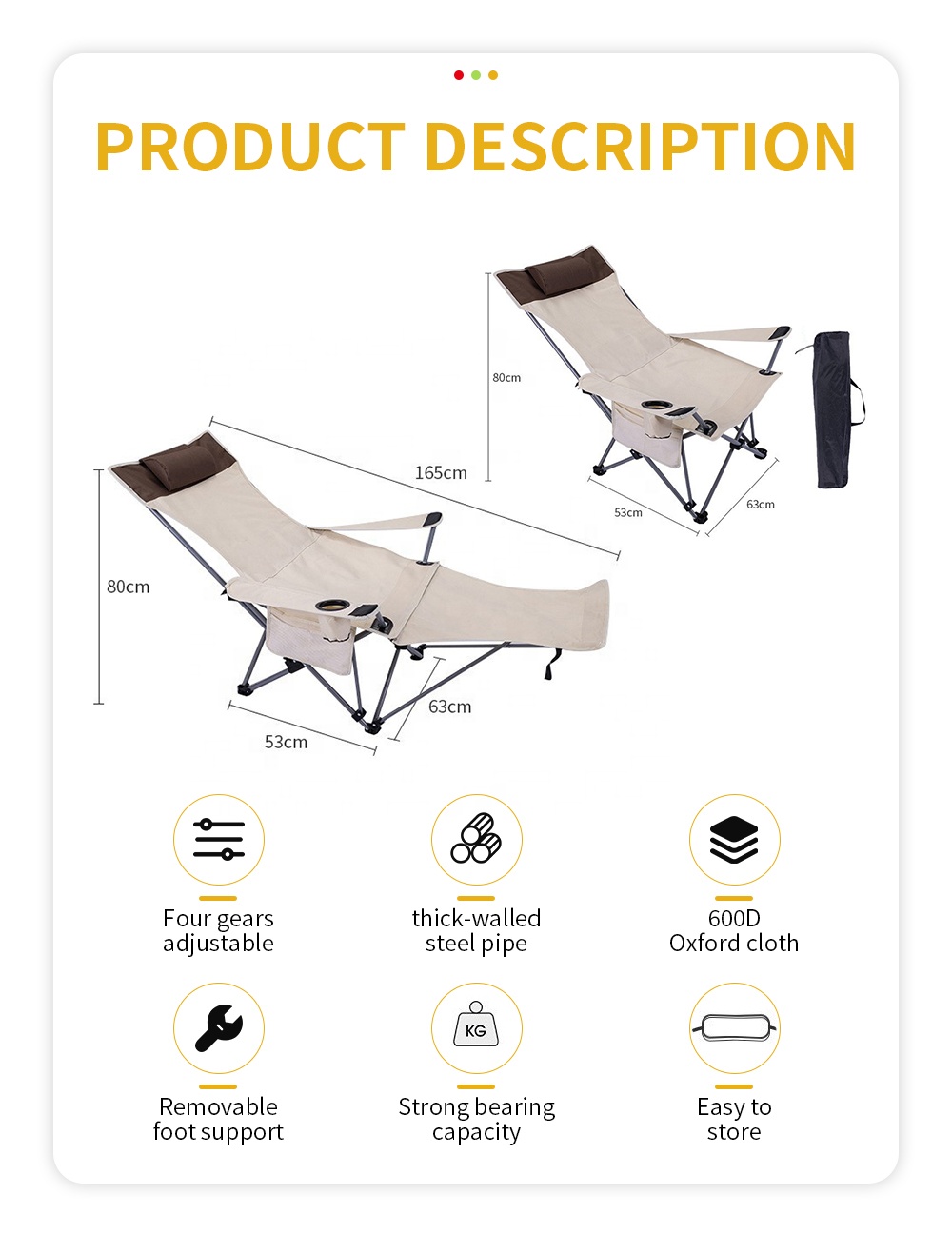 Tragbarer Klappbarer Liegestuh – Folding Chair Bewertung und Preis