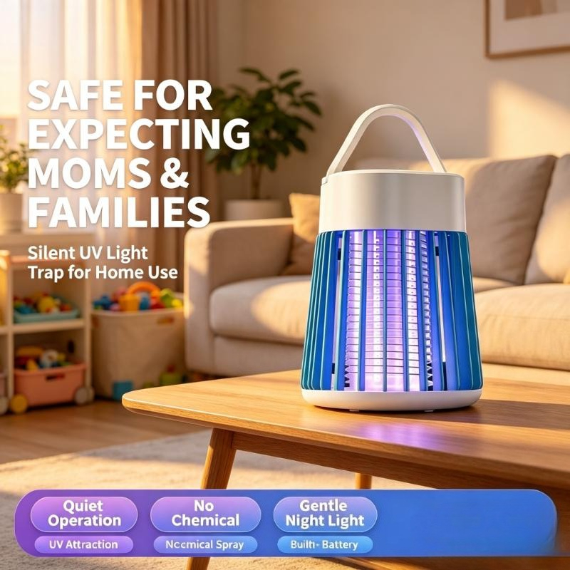 Tragbare Mückenkiller-Lampe UV – Outdoor Camping Bug Zapper Bewertung und Preis