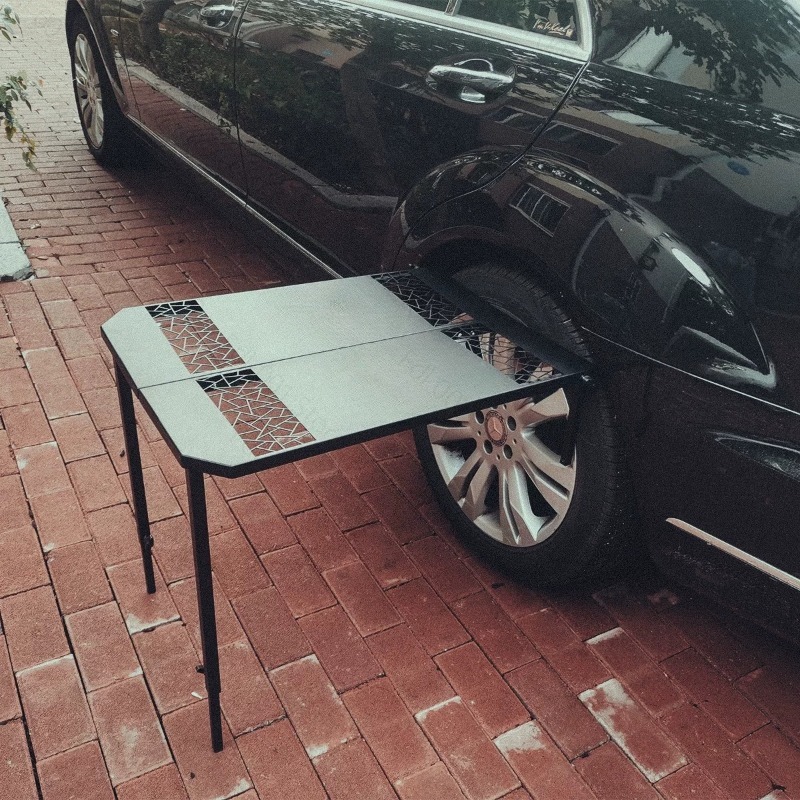 Auto-Camping-Grill Reifenförmi – Outdoor Camping Folding Table Bewertung und Preis