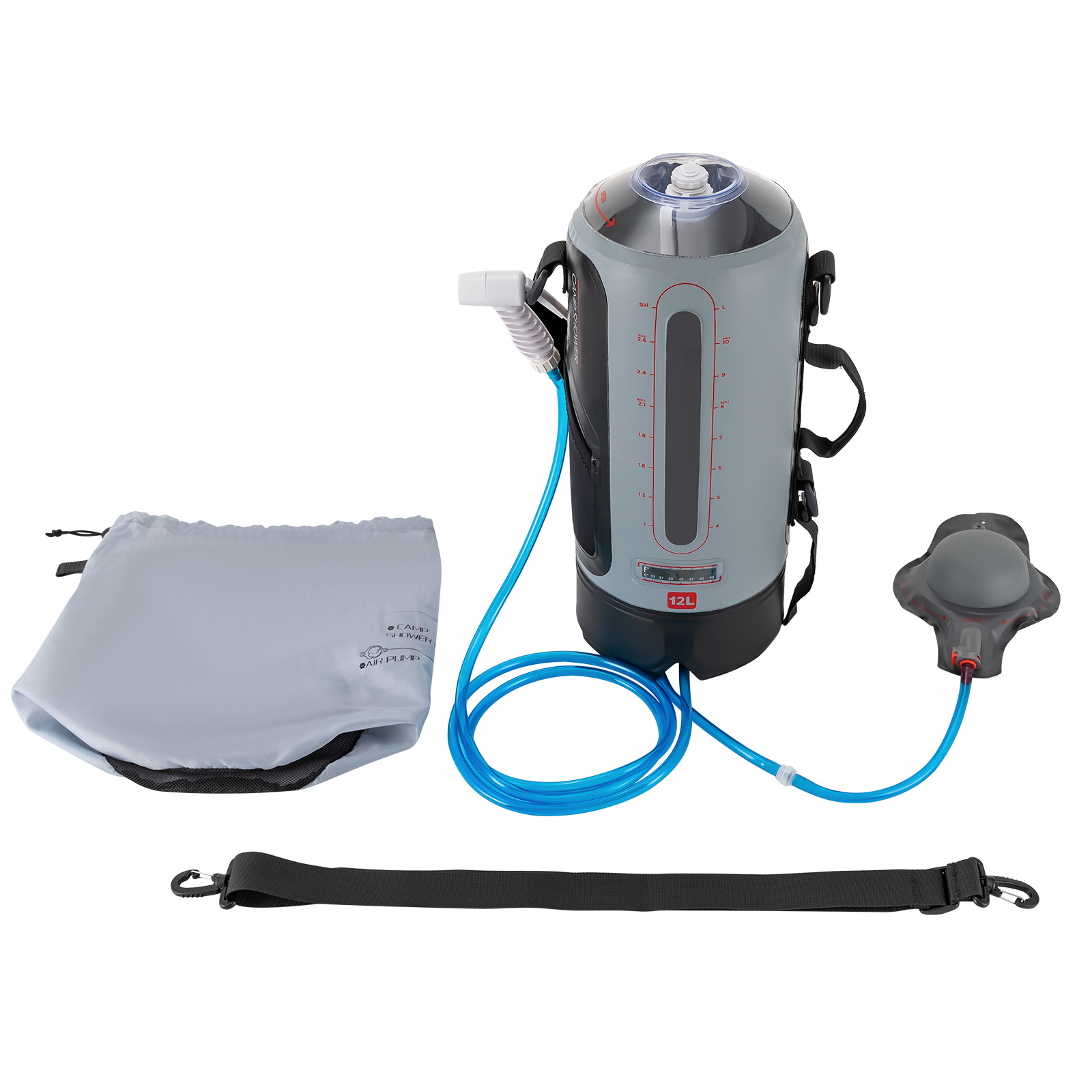 12L Camping-Dusche Solardusche – Portable Camping Shower Bewertung und Preis