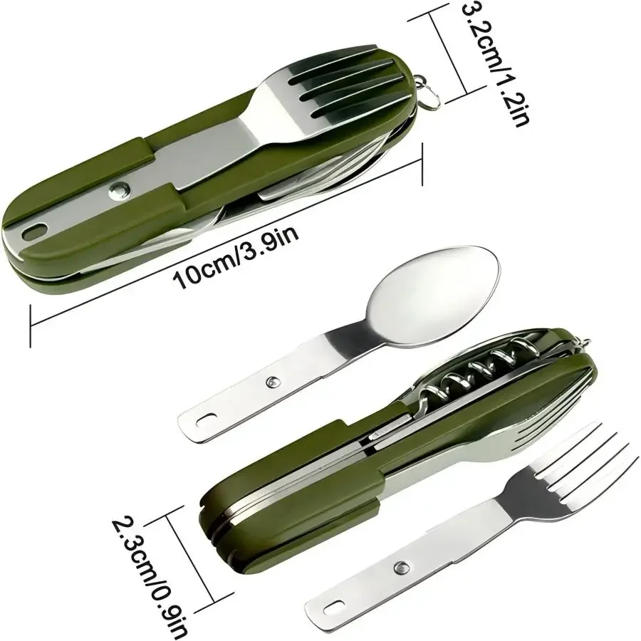 Campingausrüstung 5-in-1 Edels – Camp Utensil Set Bewertung und Preis