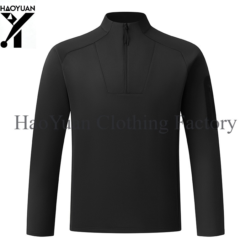 Herren Langarm-Shirt mit Halbe – Outdoor Camping In Winter Bewertung und Preis