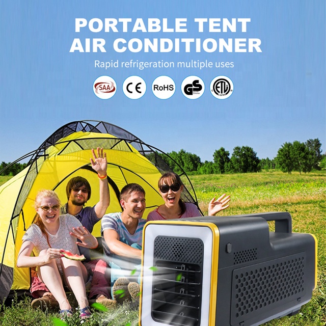 Tragbare 1500BTU Outdoor-Reise – Outdoor Camping Air Conditioner Bewertung und Preis