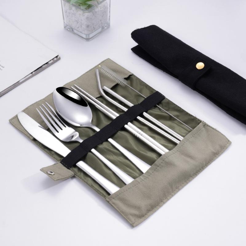 8-teiliges Reise-Besteckset au – Camp Utensil Set Bewertung und Preis