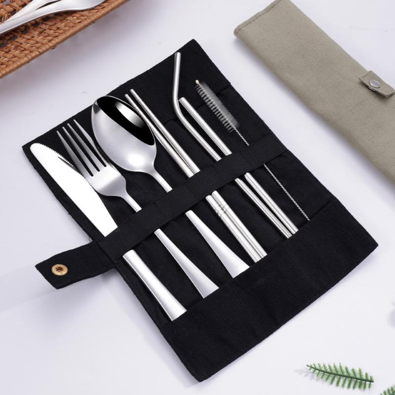 8-teiliges Reise-Besteckset au – Camp Utensil Set Bewertung und Preis