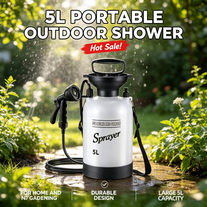 5L Tragbare Campingdusche Manu – Outdoor Camping Shower Bewertung und Preis