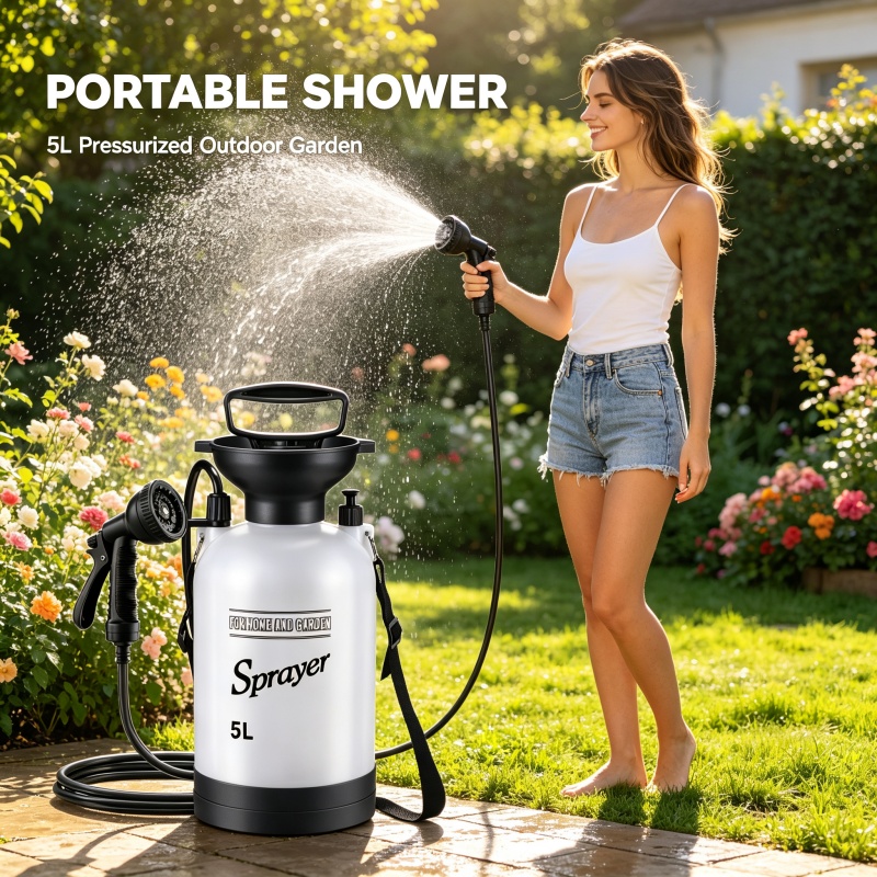 5L Tragbare Campingdusche Manu – Outdoor Camping Shower Bewertung und Preis