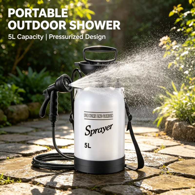 5L Tragbare Campingdusche Manu – Outdoor Camping Shower Bewertung und Preis